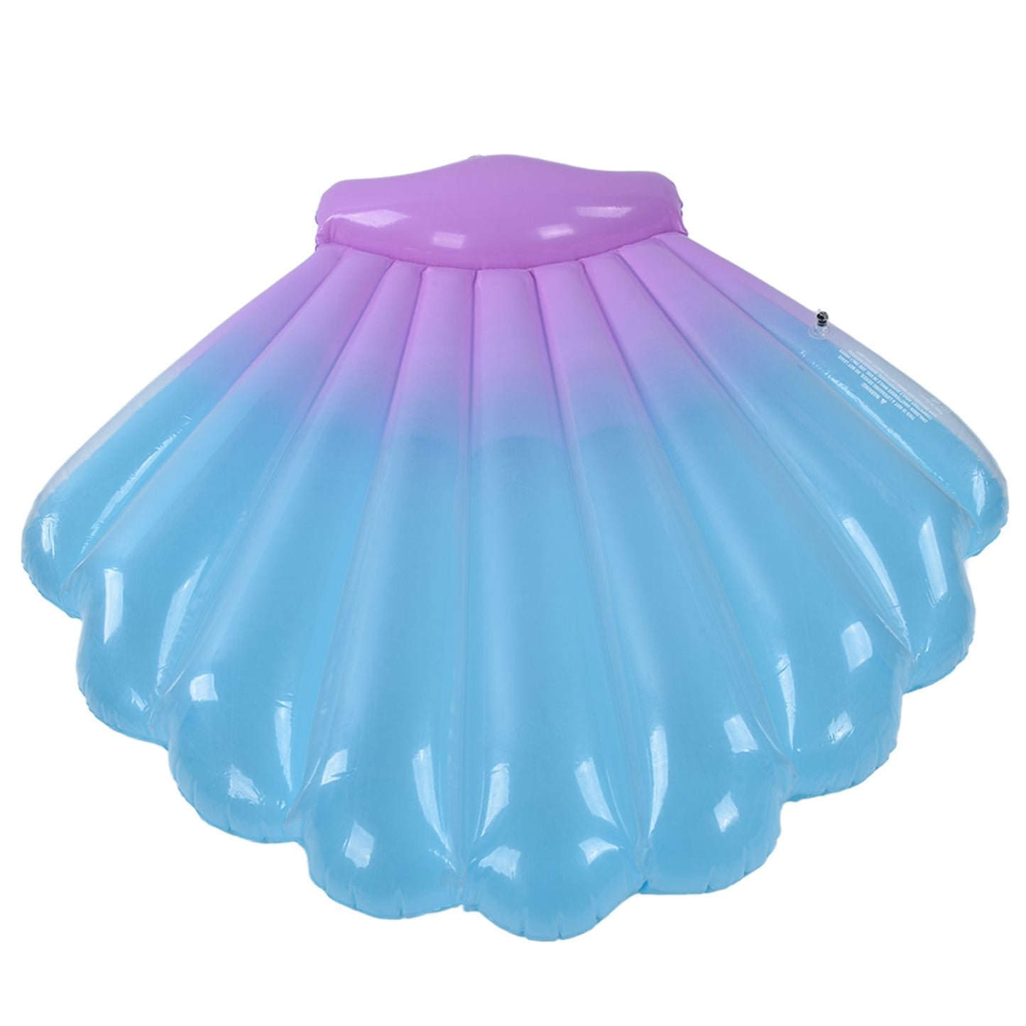 Float Bed Inflatable Floating PVC Shell Shaped Portable Accessory for Indoor Outdoor V1294-YM0523-3111220014411