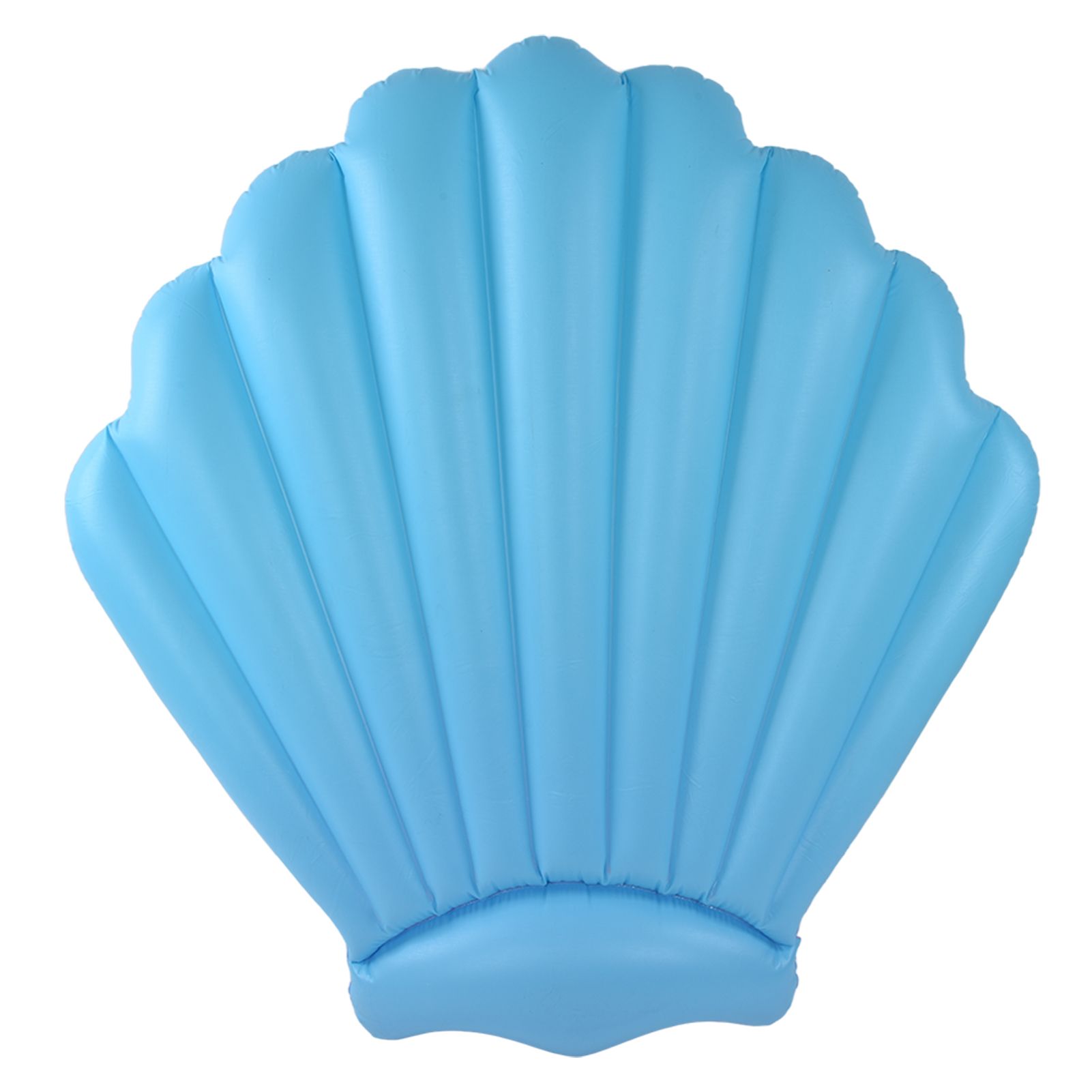 Float Bed Inflatable Floating PVC Shell Shaped Portable Accessory for Indoor Outdoor V1294-YM0523-3111220014411