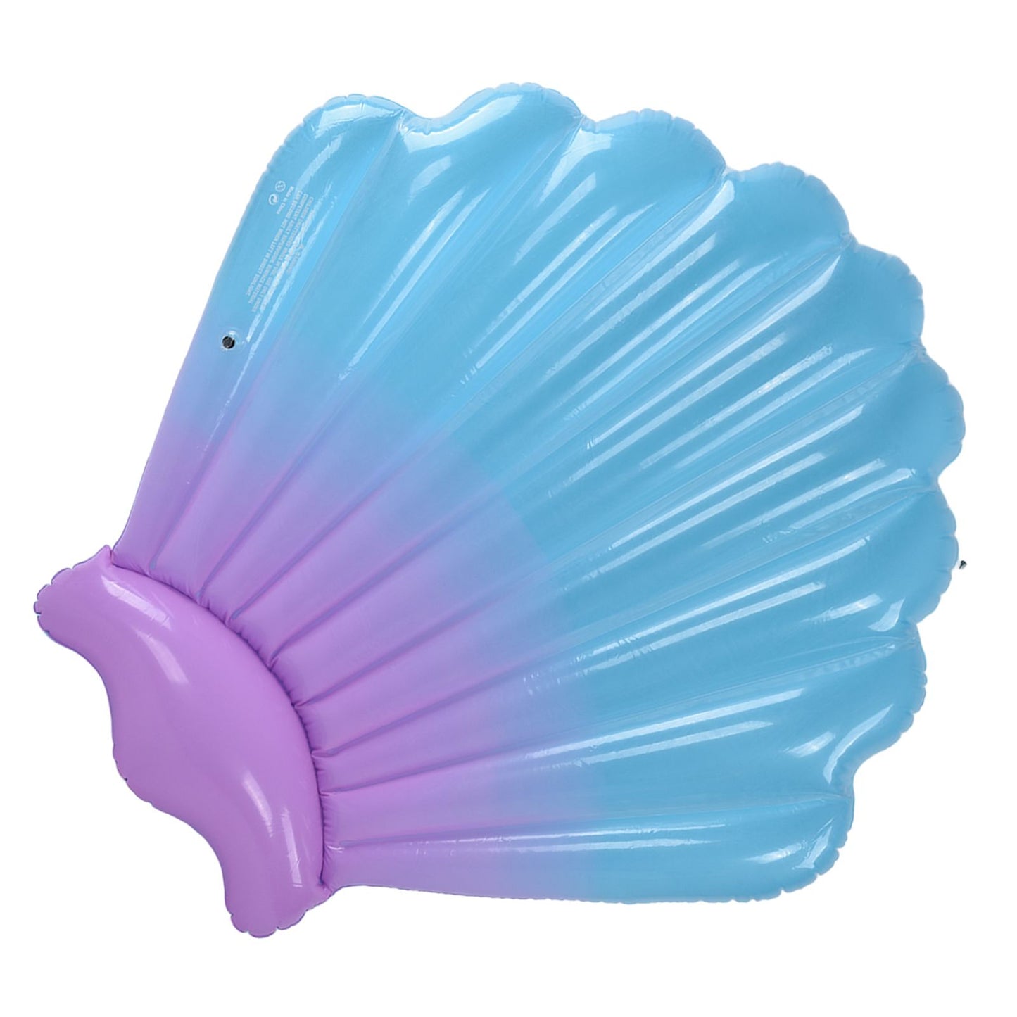 Float Bed Inflatable Floating PVC Shell Shaped Portable Accessory for Indoor Outdoor V1294-YM0523-3111220014411