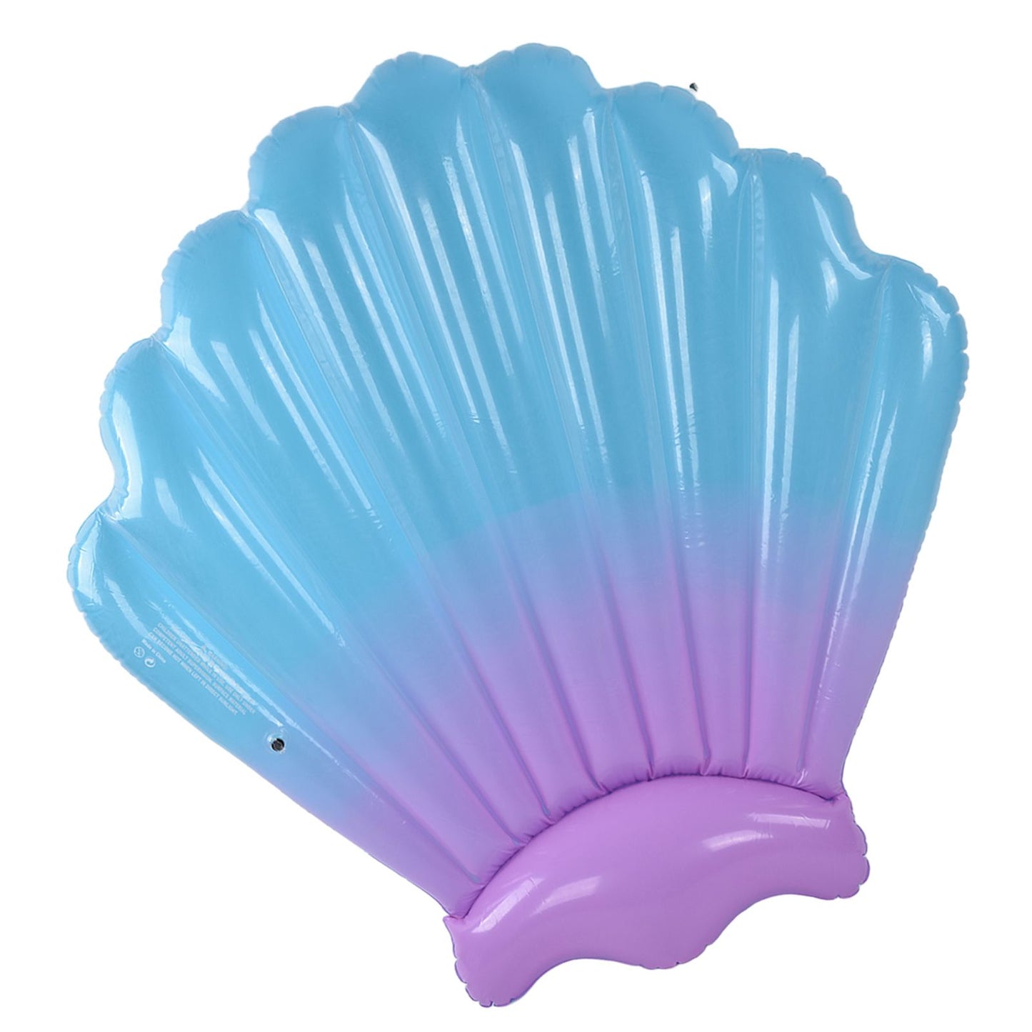 Float Bed Inflatable Floating PVC Shell Shaped Portable Accessory for Indoor Outdoor V1294-YM0523-3111220014411