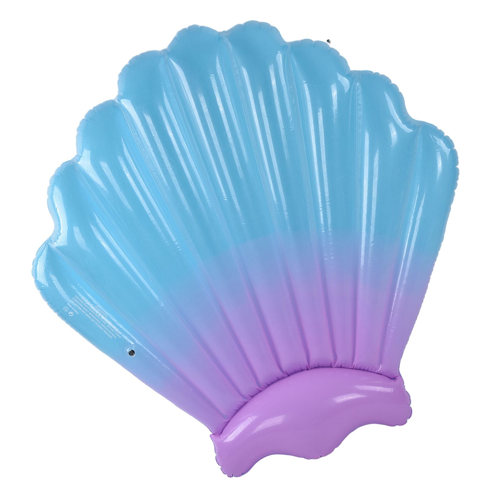 Float Bed Inflatable Floating PVC Shell Shaped Portable Accessory for Indoor Outdoor V1294-YM0523-3111220014411