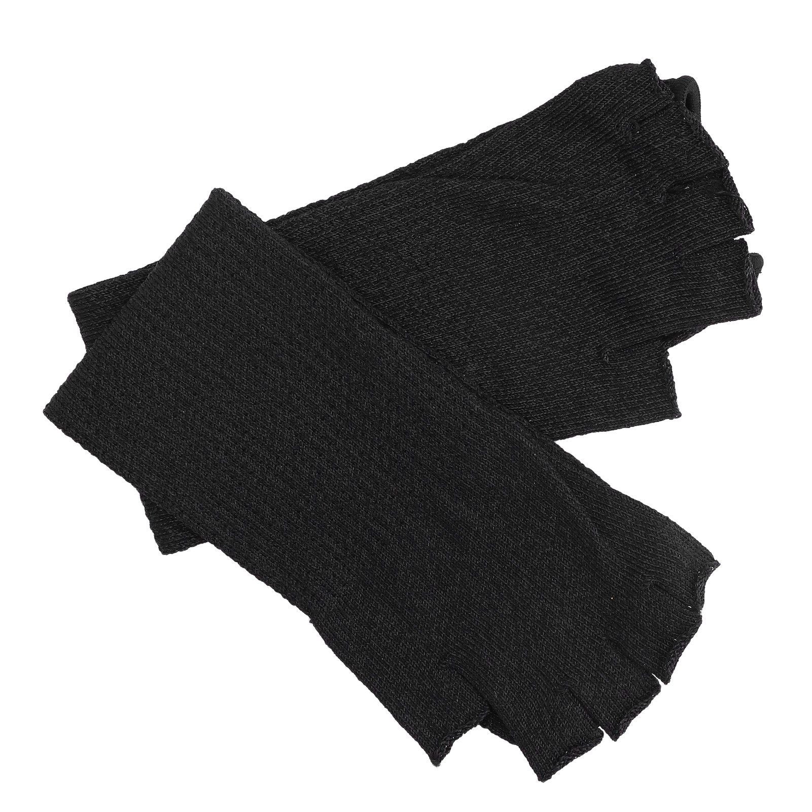 Arm Guards 45cm/17.7in Cut Resistant Half Finger Arm Sleeve for Kitchen Woodworking Gardening Black V1294-YM0523-3111220014711