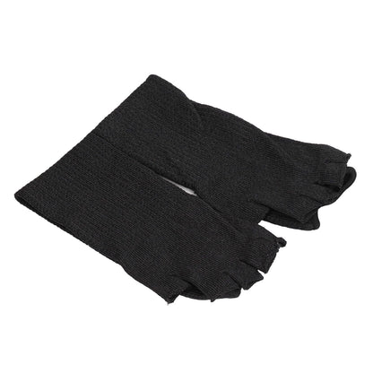 Arm Guards 45cm/17.7in Cut Resistant Half Finger Arm Sleeve for Kitchen Woodworking Gardening Black V1294-YM0523-3111220014711