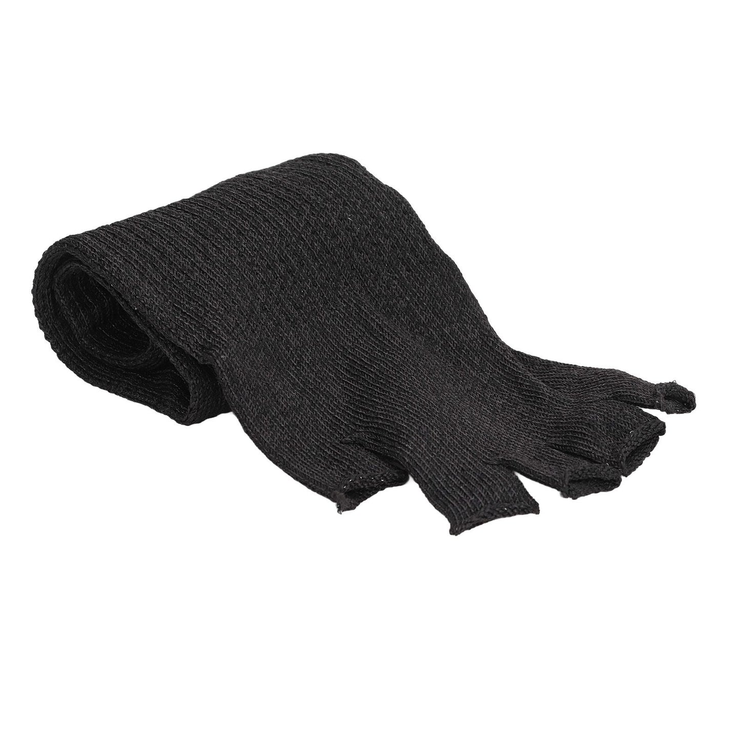 Arm Guards 45cm/17.7in Cut Resistant Half Finger Arm Sleeve for Kitchen Woodworking Gardening Black V1294-YM0523-3111220014711