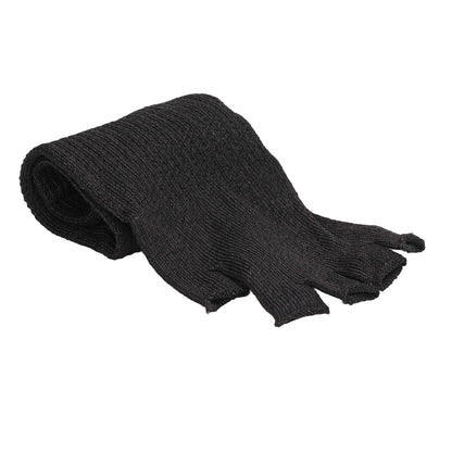 Arm Guards 45cm/17.7in Cut Resistant Half Finger Arm Sleeve for Kitchen Woodworking Gardening Black V1294-YM0523-3111220014711