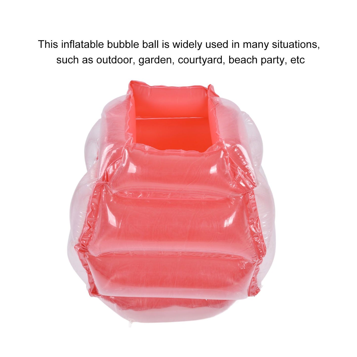 Inflatable Bubble Toy Outdoor Red Body Bubble Ball Interesting PVC Bubble Ball for Kids Adult V1294-YM0523-3111220015011