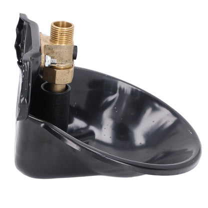 Sheep Water Bowl Stainless Steel Copper Valve Touch Switch Thickened Automatic Goats Drinking Waterer for Farm V1294-YM0523-3111220015711