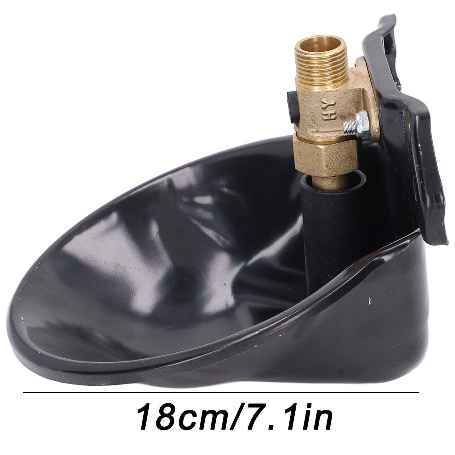Sheep Water Bowl Stainless Steel Copper Valve Touch Switch Thickened Automatic Goats Drinking Waterer for Farm V1294-YM0523-3111220015711
