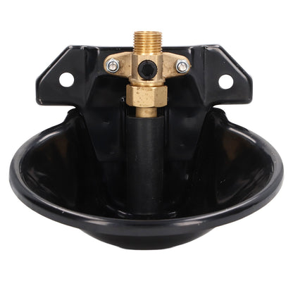 Sheep Water Bowl Stainless Steel Copper Valve Touch Switch Thickened Automatic Goats Drinking Waterer for Farm V1294-YM0523-3111220015711