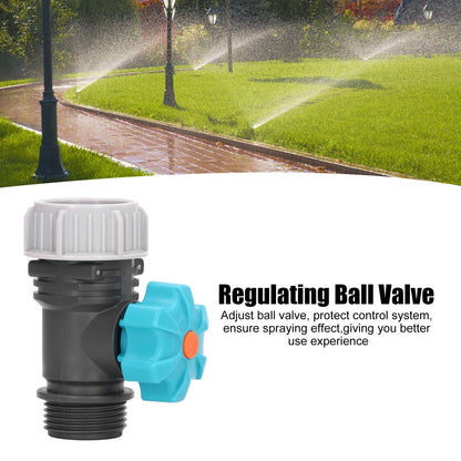 Regulating Ball Valve G3/4 Flexible Operation Firmly Grasp Ensure Spraying Adjusting Ball Valve for Garden V1294-YM0523-3111220015811