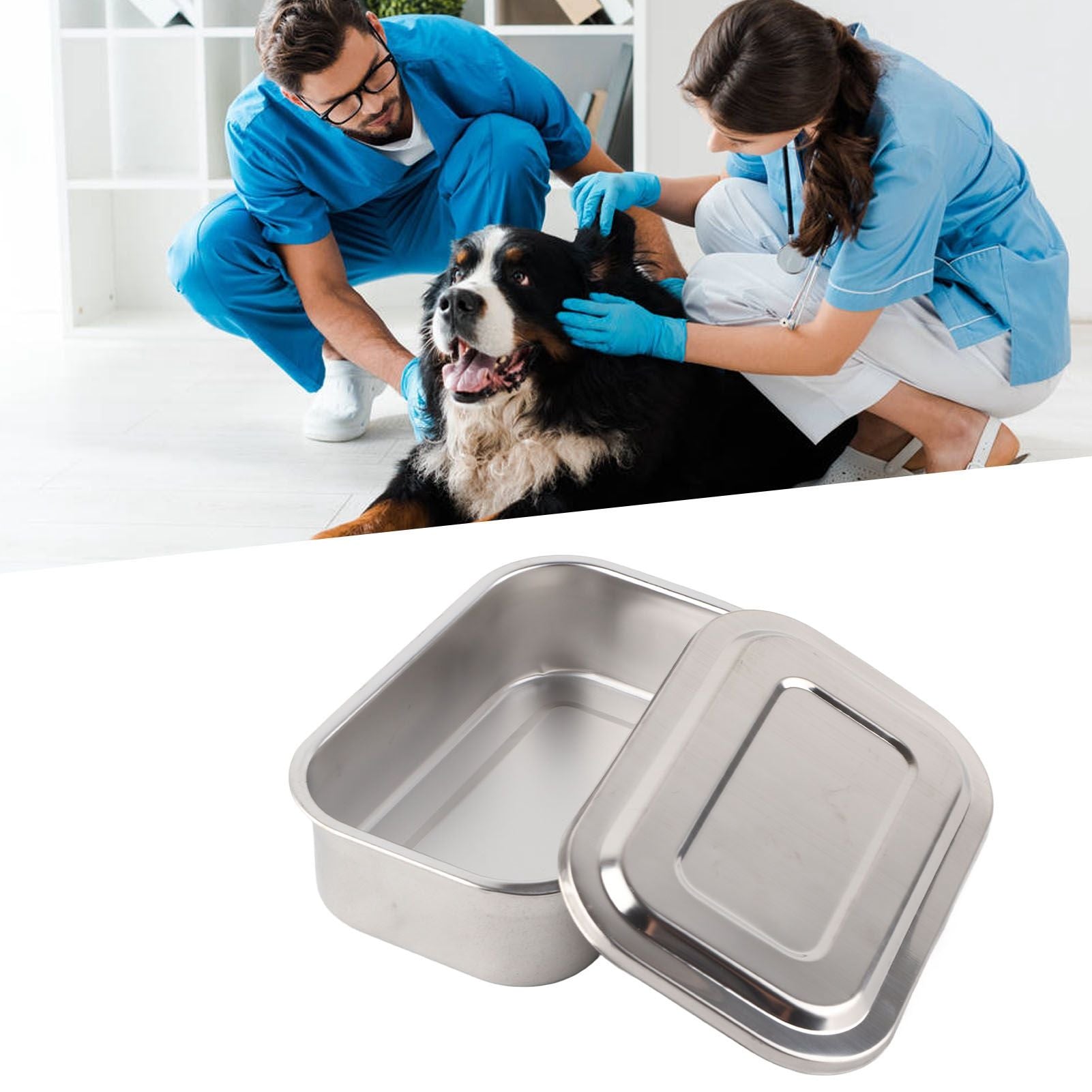 Stainless Steel Needle Box Veterinary Needle Cooking Needle Box Acupuncture Box Veterinary Supplies Equipment V1294-YM0523-3111220017611