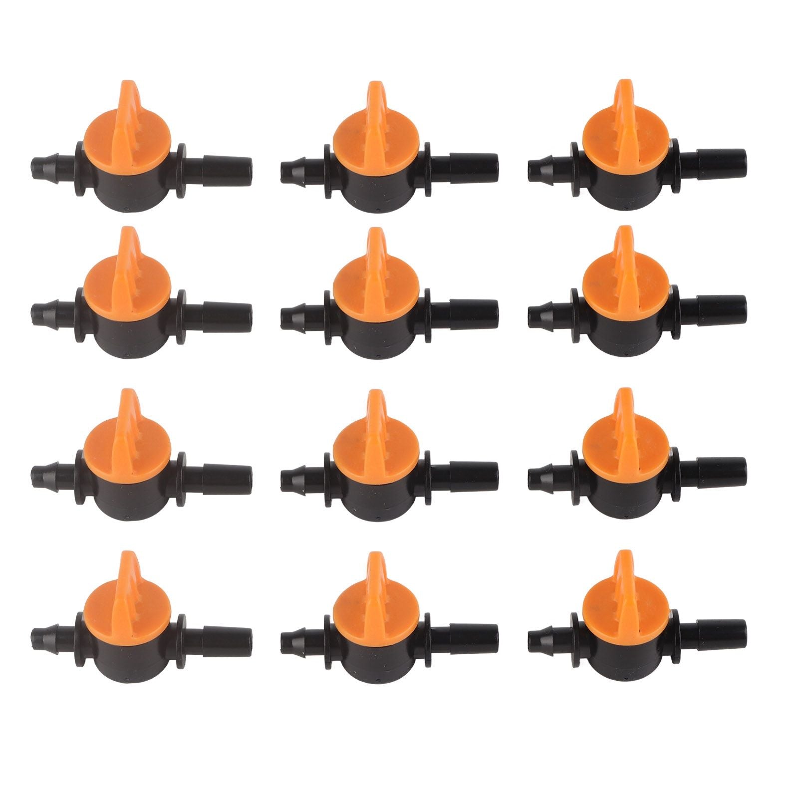 50pcs Drip Irrigation Valve 4/7mm Outer Diameter 6mm/0.2in Drip Irrigation Switching Valve for Irrigation V1294-YM0523-3111220017811
