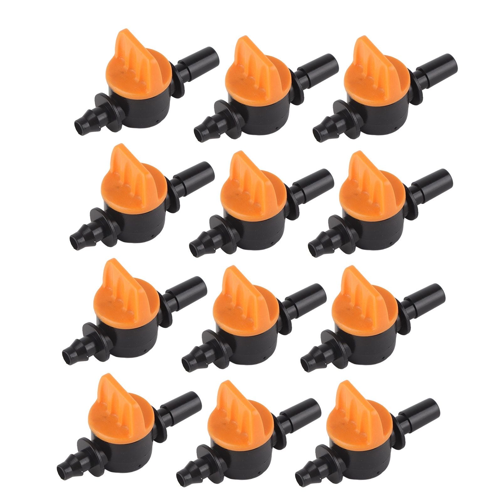 50pcs Drip Irrigation Valve 4/7mm Outer Diameter 6mm/0.2in Drip Irrigation Switching Valve for Irrigation V1294-YM0523-3111220017811