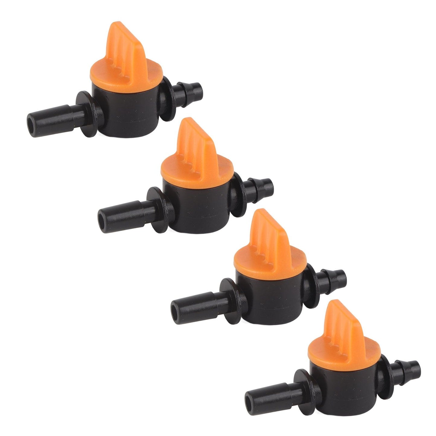 50pcs Drip Irrigation Valve 4/7mm Outer Diameter 6mm/0.2in Drip Irrigation Switching Valve for Irrigation V1294-YM0523-3111220017811