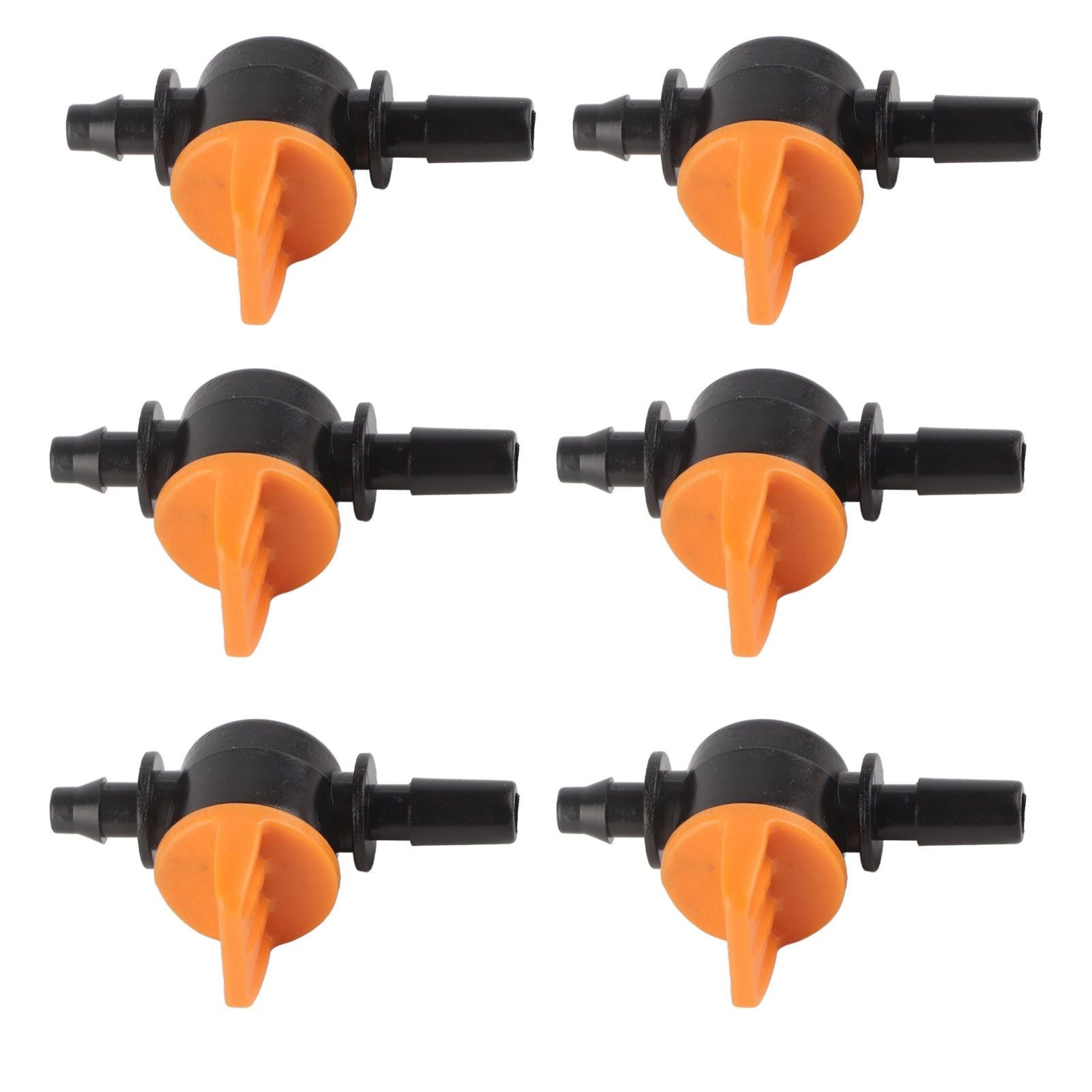 50pcs Drip Irrigation Valve 4/7mm Outer Diameter 6mm/0.2in Drip Irrigation Switching Valve for Irrigation V1294-YM0523-3111220017811