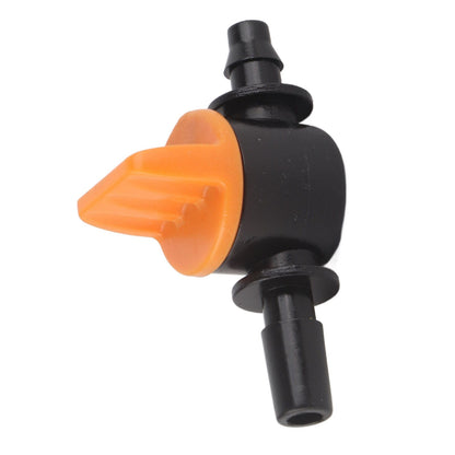 50pcs Drip Irrigation Valve 4/7mm Outer Diameter 6mm/0.2in Drip Irrigation Switching Valve for Irrigation V1294-YM0523-3111220017811