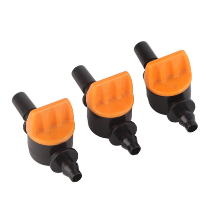 50pcs Drip Irrigation Valve 4/7mm Outer Diameter 6mm/0.2in Drip Irrigation Switching Valve for Irrigation V1294-YM0523-3111220017811