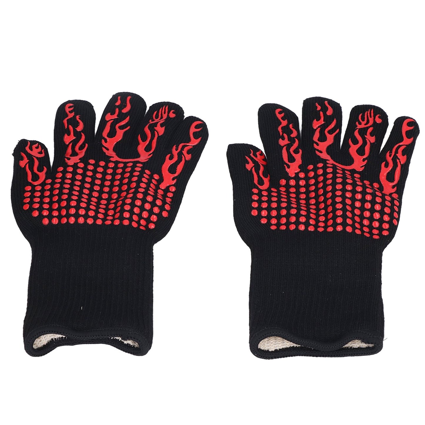 800 degrees C Heat Resistant Gloves Washable Insulation Fireproof Gloves for Outdoor BBQ Grilling V1294-YM0523-3111220017911