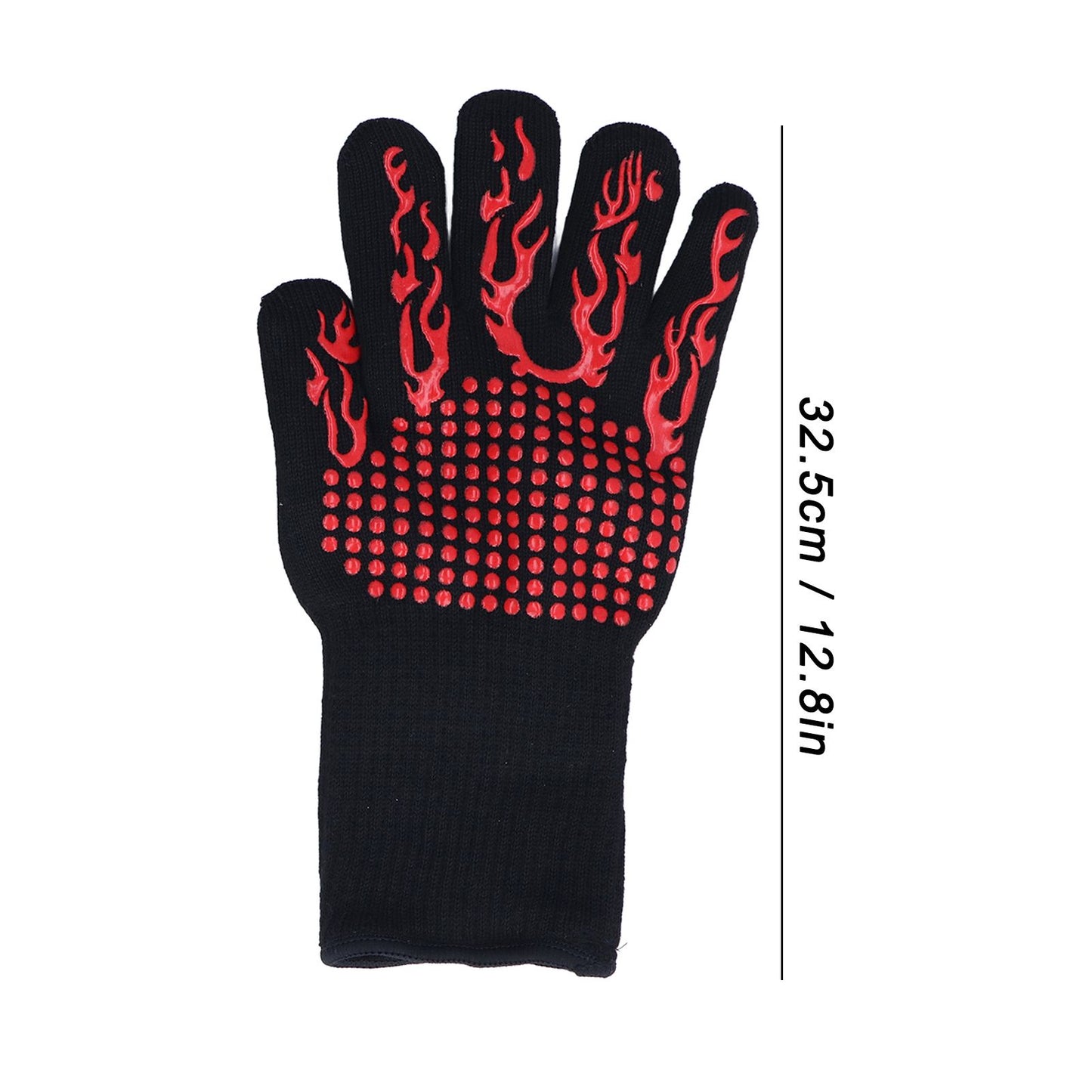 800 degrees C Heat Resistant Gloves Washable Insulation Fireproof Gloves for Outdoor BBQ Grilling V1294-YM0523-3111220017911