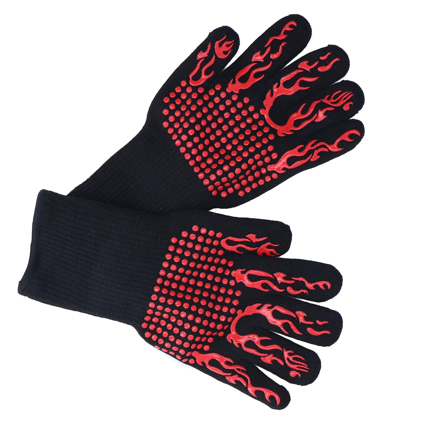 800 degrees C Heat Resistant Gloves Washable Insulation Fireproof Gloves for Outdoor BBQ Grilling V1294-YM0523-3111220017911