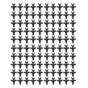 100Pcs 4/7mm Hose Micro Barbed End Plugs Irrigation Fitting Kit for Gardens Landscaping Lawns V1294-YM0523-3111220018311