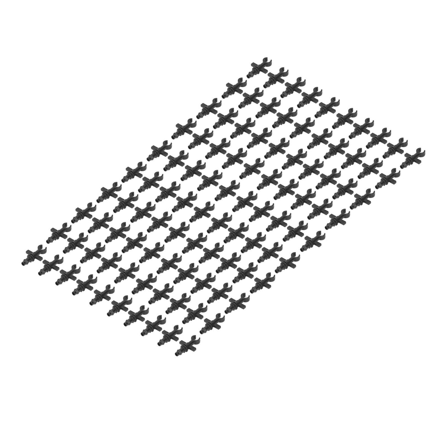 100Pcs 4/7mm Hose Micro Barbed End Plugs Irrigation Fitting Kit for Gardens Landscaping Lawns V1294-YM0523-3111220018311
