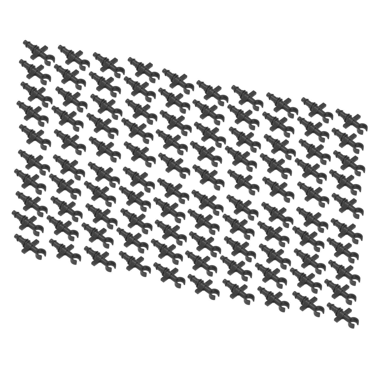 100Pcs 4/7mm Hose Micro Barbed End Plugs Irrigation Fitting Kit for Gardens Landscaping Lawns V1294-YM0523-3111220018311