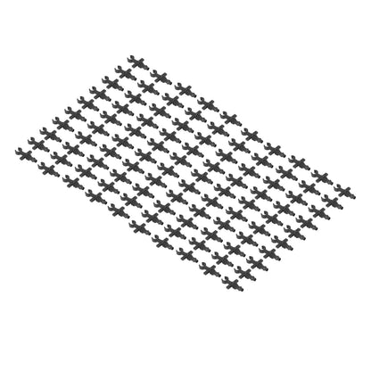 100Pcs 4/7mm Hose Micro Barbed End Plugs Irrigation Fitting Kit for Gardens Landscaping Lawns V1294-YM0523-3111220018311