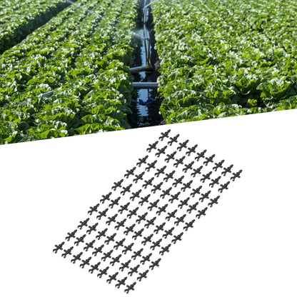 100Pcs 4/7mm Hose Micro Barbed End Plugs Irrigation Fitting Kit for Gardens Landscaping Lawns V1294-YM0523-3111220018311