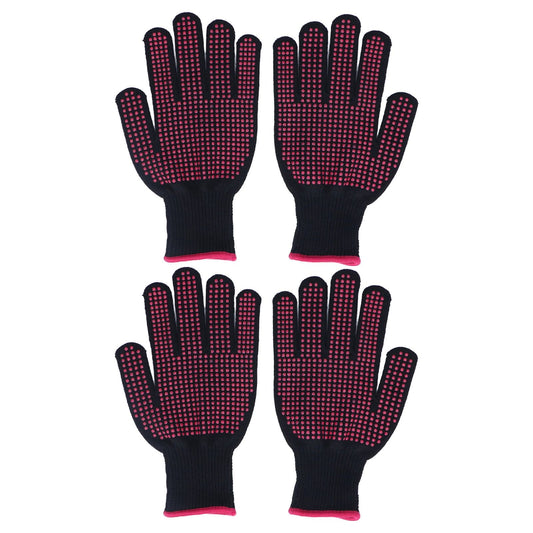 2 Pairs Cut Resistant Gloves Kitchen Gardening Safety Protection Tool for Wood CarvingPink 25cm V1294-YM0523-3111220018512