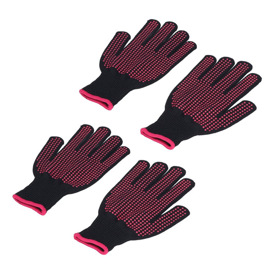 2 Pairs Cut Resistant Gloves Kitchen Gardening Safety Protection Tool for Wood CarvingPink 25cm V1294-YM0523-3111220018512