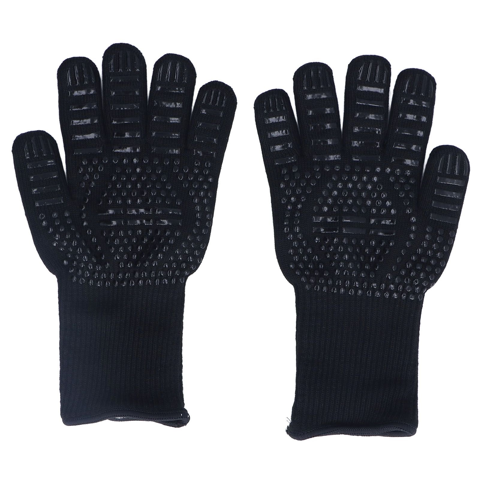 Heat Resistant Gloves 500 degrees C 31cm Hot Proof Mitts Cooking Tool for BBQ Oven Welding V1294-YM0523-3111220018911