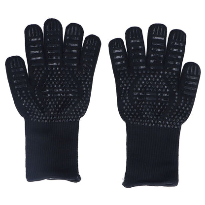 Heat Resistant Gloves 500 degrees C 31cm Hot Proof Mitts Cooking Tool for BBQ Oven Welding V1294-YM0523-3111220018911