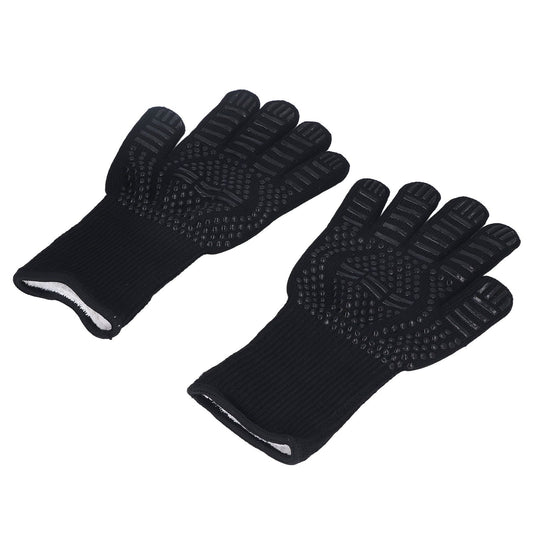 Heat Resistant Gloves 500 degrees C 31cm Hot Proof Mitts Cooking Tool for BBQ Oven Welding V1294-YM0523-3111220018911
