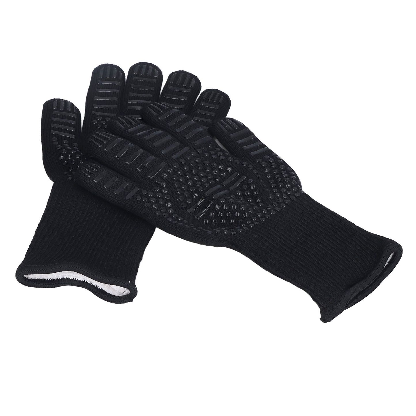 Heat Resistant Gloves 500 degrees C 31cm Hot Proof Mitts Cooking Tool for BBQ Oven Welding V1294-YM0523-3111220018911