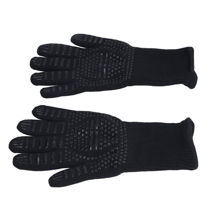 Heat Resistant Gloves 500 degrees C 31cm Hot Proof Mitts Cooking Tool for BBQ Oven Welding V1294-YM0523-3111220018911