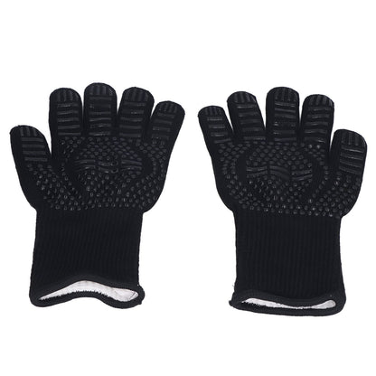 Heat Resistant Gloves 500 degrees C 31cm Hot Proof Mitts Cooking Tool for BBQ Oven Welding V1294-YM0523-3111220018911