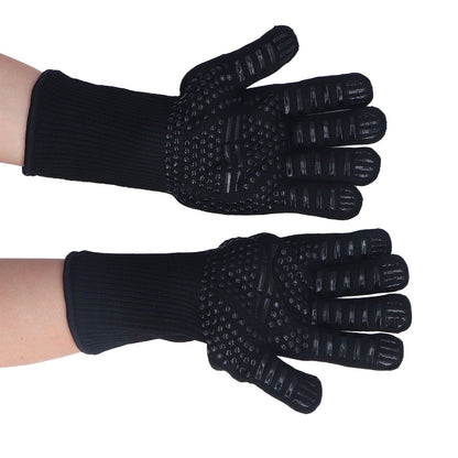 Heat Resistant Gloves 500 degrees C 31cm Hot Proof Mitts Cooking Tool for BBQ Oven Welding V1294-YM0523-3111220018911