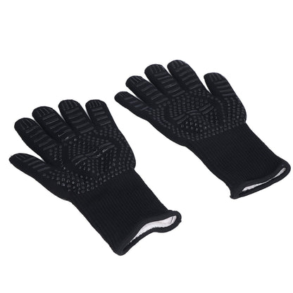 Heat Resistant Gloves 500 degrees C 31cm Hot Proof Mitts Cooking Tool for BBQ Oven Welding V1294-YM0523-3111220018911