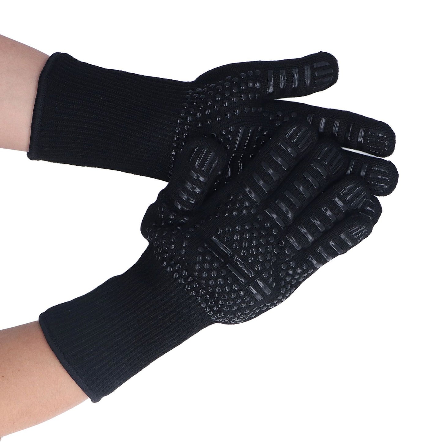 Heat Resistant Gloves 500 degrees C 31cm Hot Proof Mitts Cooking Tool for BBQ Oven Welding V1294-YM0523-3111220018911