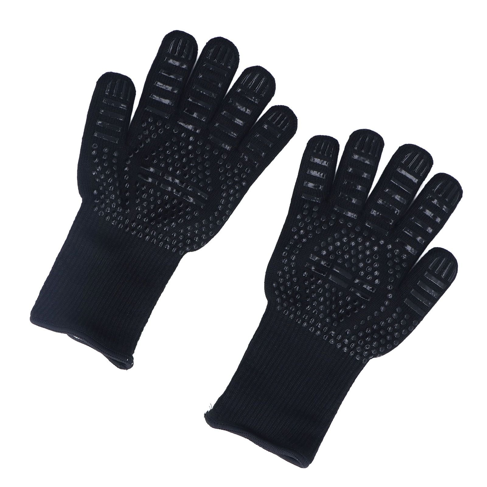 Heat Resistant Gloves 500 degrees C 31cm Hot Proof Mitts Cooking Tool for BBQ Oven Welding V1294-YM0523-3111220018911