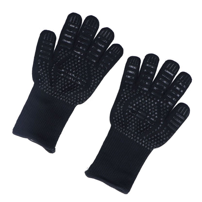 Heat Resistant Gloves 500 degrees C 31cm Hot Proof Mitts Cooking Tool for BBQ Oven Welding V1294-YM0523-3111220018911