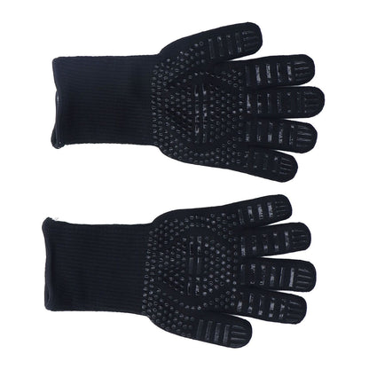 Heat Resistant Gloves 500 degrees C 31cm Hot Proof Mitts Cooking Tool for BBQ Oven Welding V1294-YM0523-3111220018911