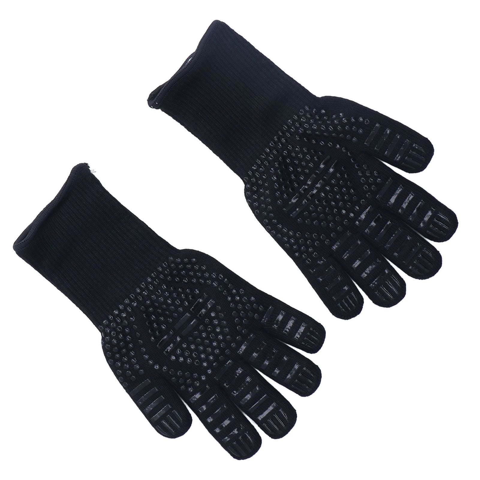 Heat Resistant Gloves 500 degrees C 31cm Hot Proof Mitts Cooking Tool for BBQ Oven Welding V1294-YM0523-3111220018911
