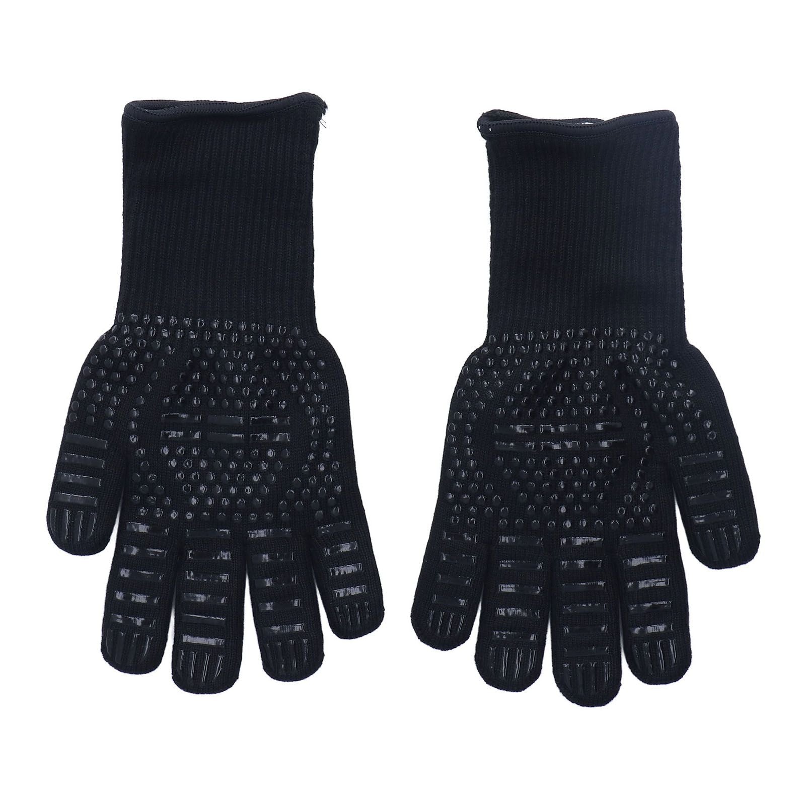 Heat Resistant Gloves 500 degrees C 31cm Hot Proof Mitts Cooking Tool for BBQ Oven Welding V1294-YM0523-3111220018911