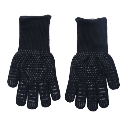 Heat Resistant Gloves 500 degrees C 31cm Hot Proof Mitts Cooking Tool for BBQ Oven Welding V1294-YM0523-3111220018911