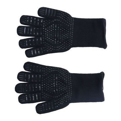 Heat Resistant Gloves 500 degrees C 31cm Hot Proof Mitts Cooking Tool for BBQ Oven Welding V1294-YM0523-3111220018911