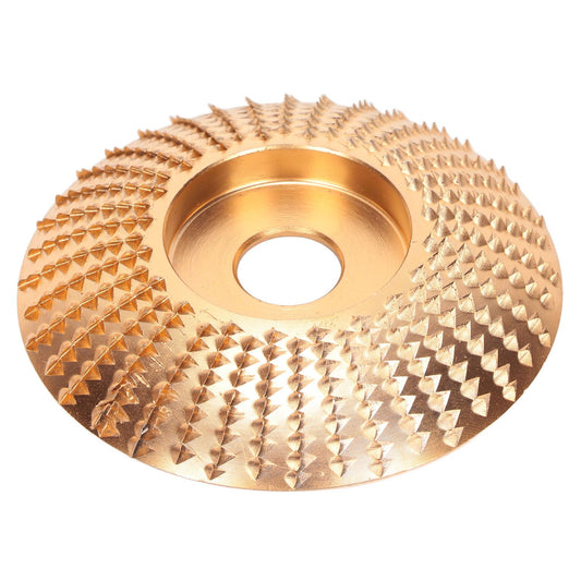 Grinding Wheel High Carbon Steel Saw Disc Quick Clearing Wear Resistant Curved Gold Woodworking Grinder Disc V1294-YM0523-3111220019711