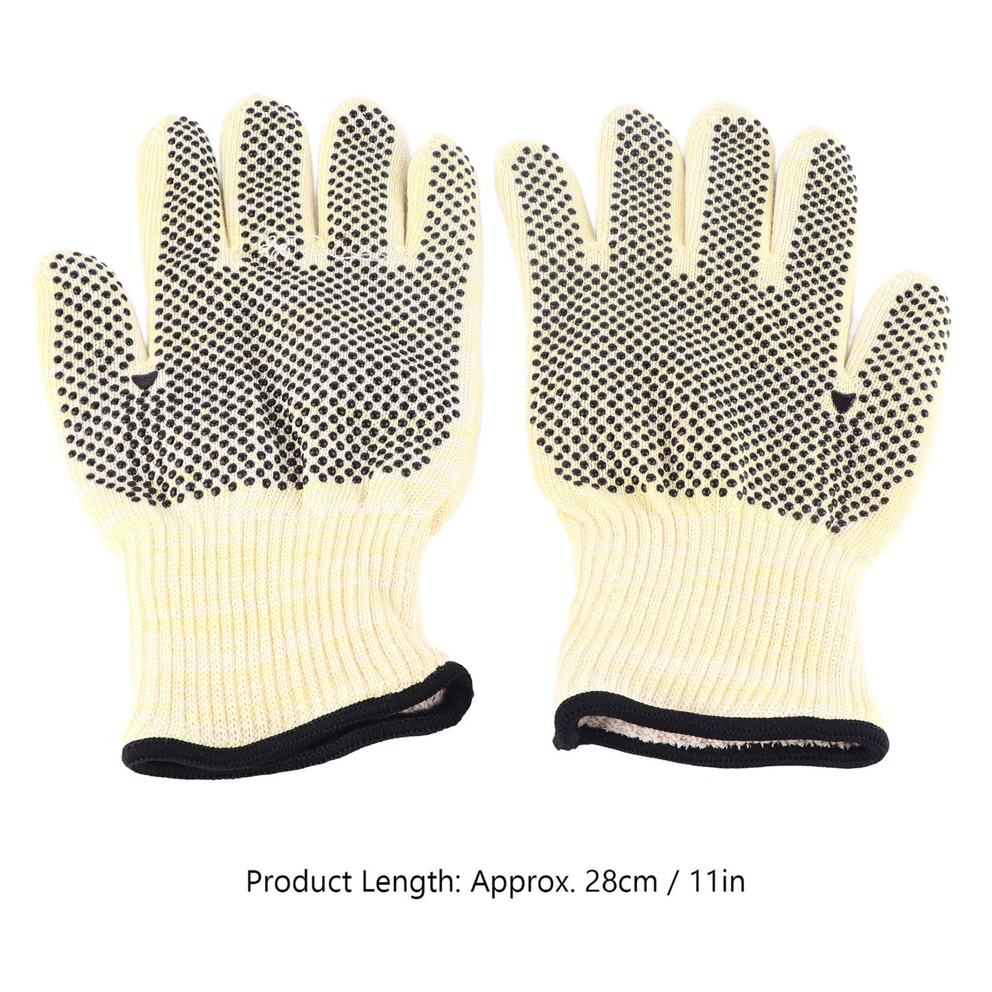 BBQ Grill Gloves 800 degrees C Heat Resistant Insulating Open Fire Proof Professional for Firepit Oven V1294-YM0523-3111220019811