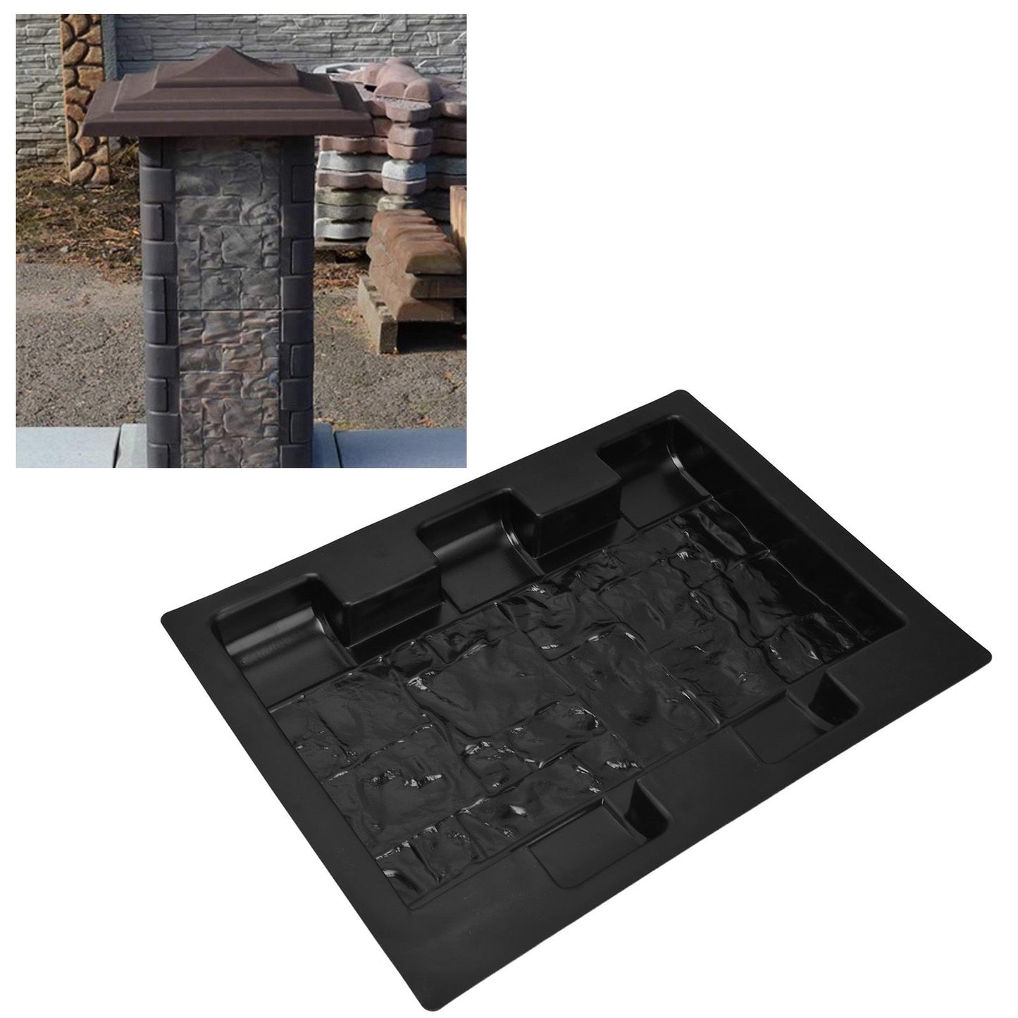 Stepping Stone Mold Concrete Block Maker House Decoration Mold for Garden Pathway Yard Lawn V1294-YM0523-3111220021311